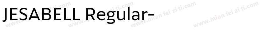 JESABELL Regular字体转换